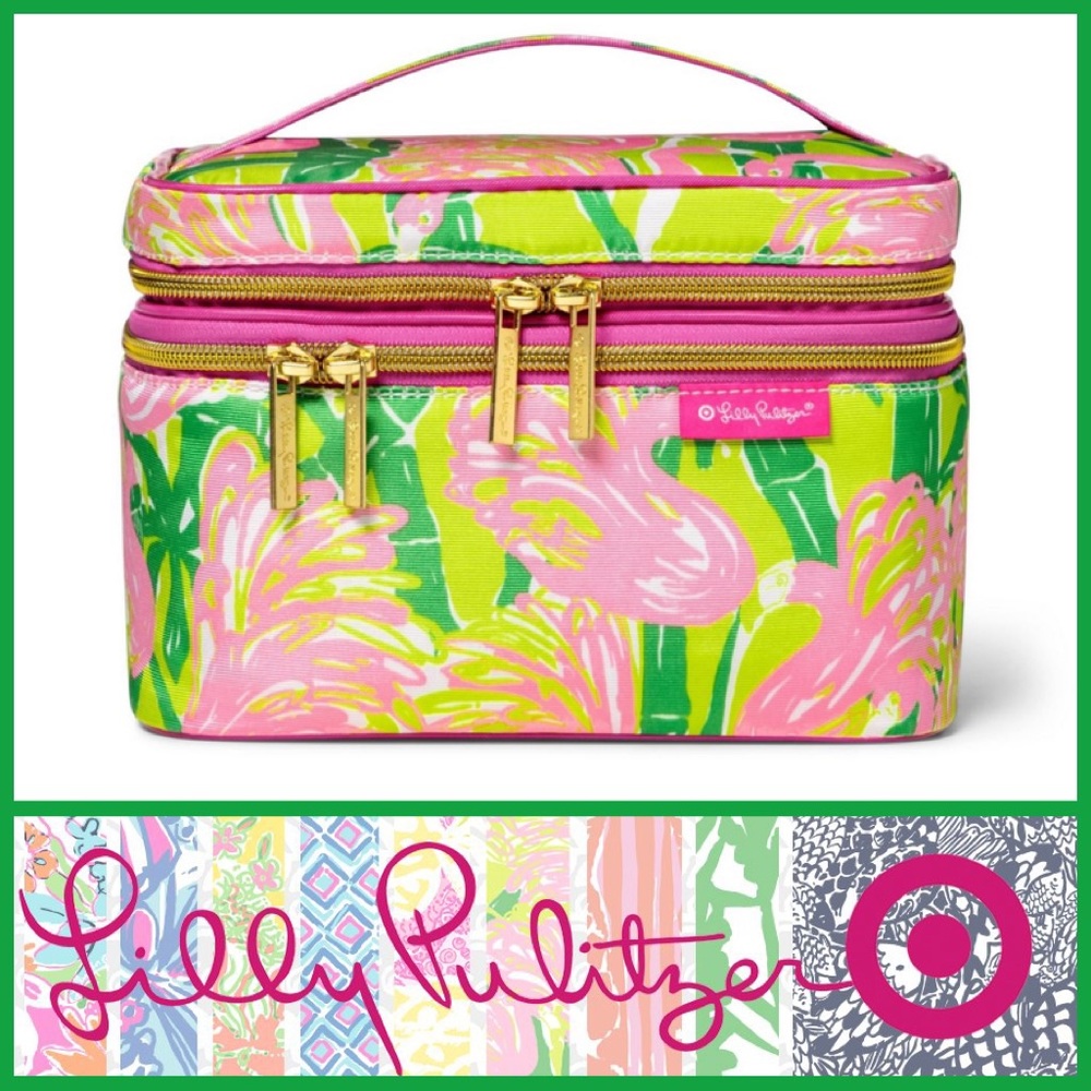 NWOT Lilly Pulitzer for Target Cosmetics Train Case